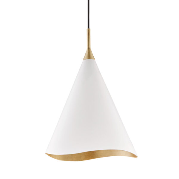 1 LIGHT SMALL PENDANT 9613 GL WHT