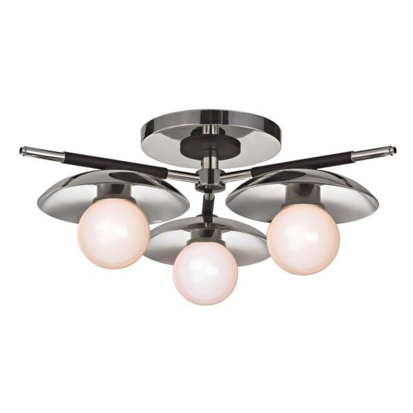 3 LIGHT SEMI FLUSH 9823 PN