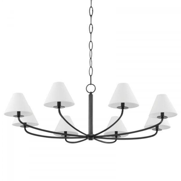 8 LIGHT CHANDELIER BKO902 OB