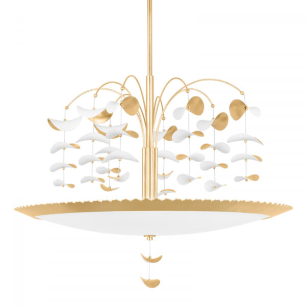 8 LIGHT LARGE CHANDELIER KBS1747808 GL SWH