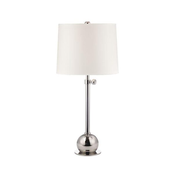 1 LIGHT ADJUSTABLE TABLE LAMP L114 PN WS