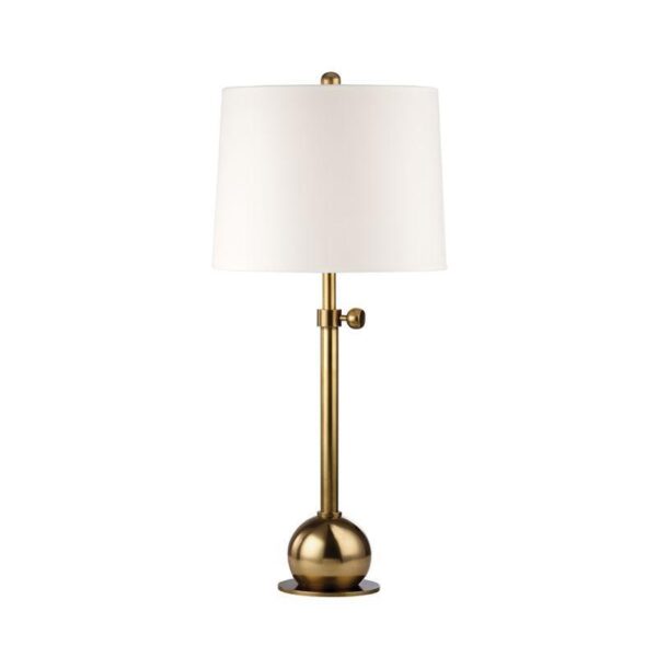 1 LIGHT ADJUSTABLE TABLE LAMP L114 VB WS