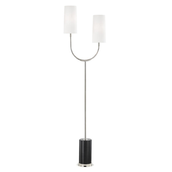 2 LIGHT MARBLE FLOOR LAMP L1407 PN