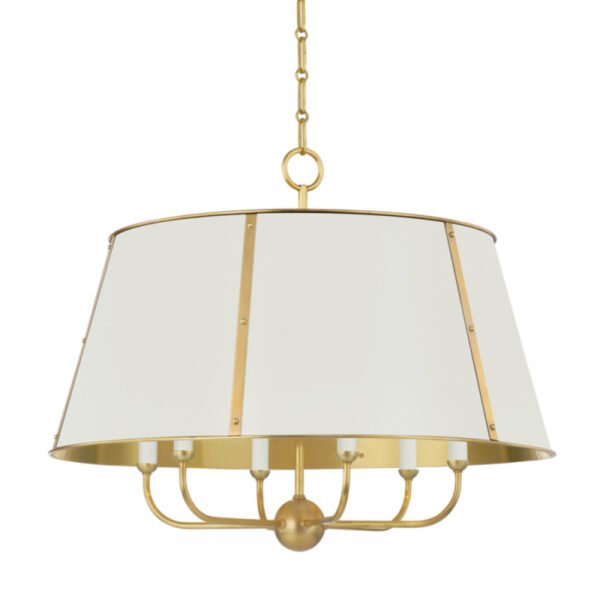 6 LIGHT CHANDELIER MDS121 AGB OW