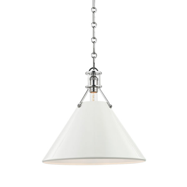 1 LIGHT LARGE PENDANT MDS352 PN OW