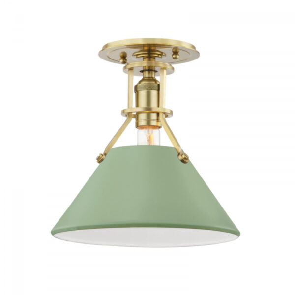 1 LIGHT SEMI FLUSH MDS353 AGB LFG