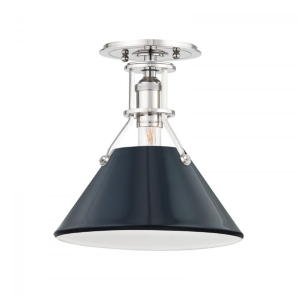 1 LIGHT SEMI FLUSH MDS353 PN DBL