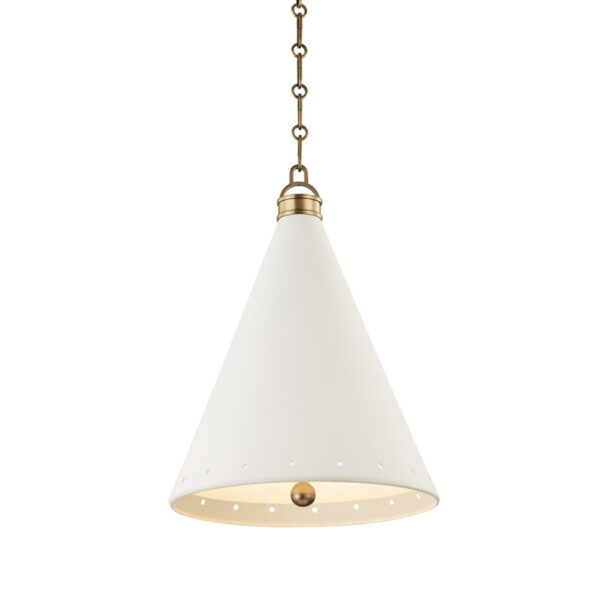 1 LIGHT MEDIUM PENDANT MDS401 AGB WP