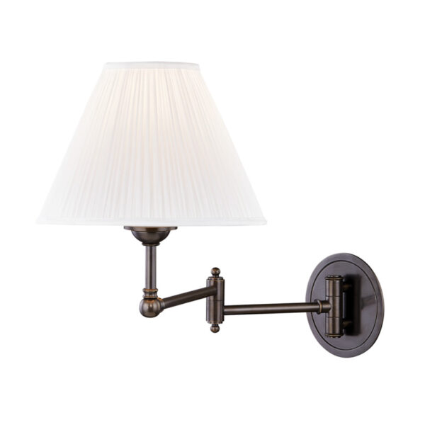 1 LIGHT ADJUSTABLE WALL SCONCE MDS603 DB