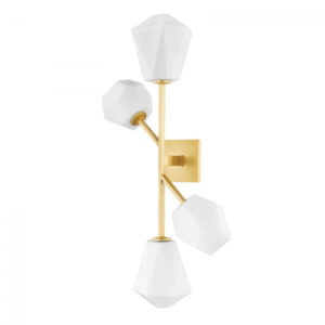 4 LIGHT WALL SCONCE PI1894104 AGB
