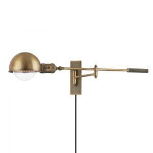 Troy CANNON Plug in Sconce PTL1108 PBR