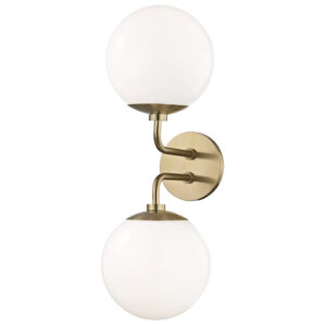 Mitzi by Hudson Valley Lighting Stella Wall Sconce H105102 AGB