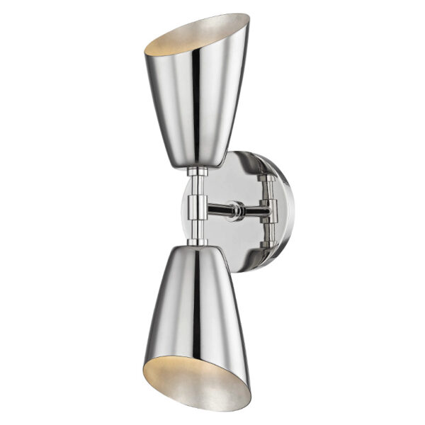 Mitzi by Hudson Valley Lighting Kai Wall Sconce H115102 PN