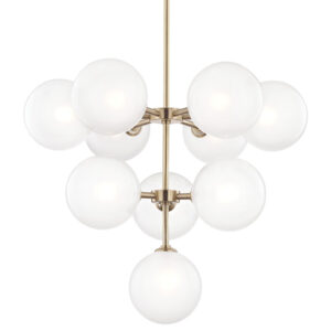 Mitzi by Hudson Valley Lighting Ashleigh Chandelier H122810 AGB