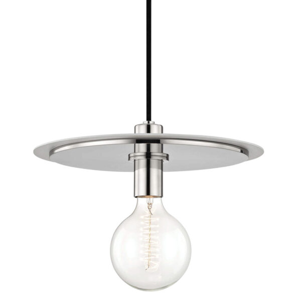 Mitzi by Hudson Valley Lighting Milo Pendant H137701L PN WH