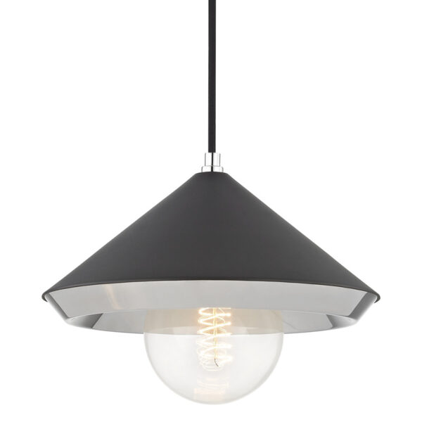 Mitzi by Hudson Valley Lighting Marnie Pendant H139701L PN BK