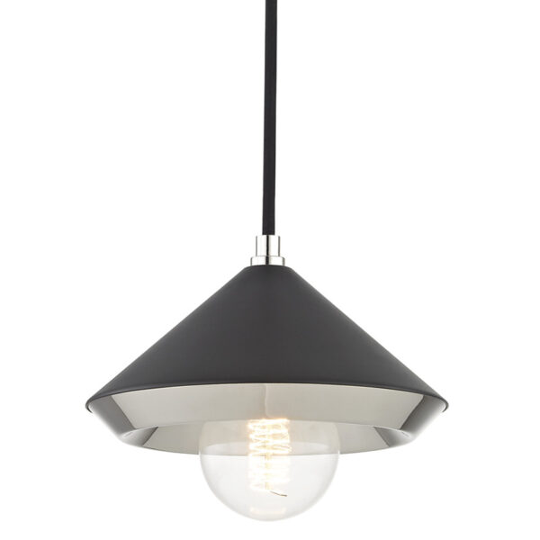 Mitzi by Hudson Valley Lighting Marnie Pendant H139701S PN BK