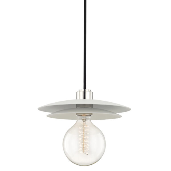 Mitzi by Hudson Valley Lighting Milla Pendant H175701L PN WH