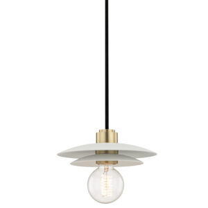 Mitzi by Hudson Valley Lighting Milla Pendant H175701S AGB WH