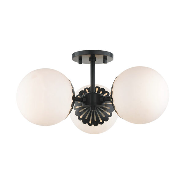 Mitzi by Hudson Valley Lighting Paige Semi Flush H193603 OB