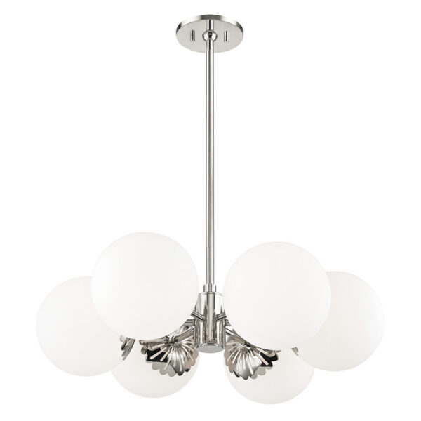 Mitzi by Hudson Valley Lighting Paige Chandelier H193806 PN