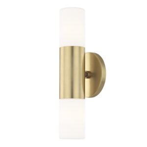 Mitzi by Hudson Valley Lighting Lola Wall Sconce H196102 AGB