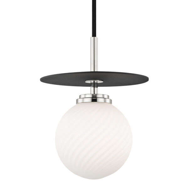 Mitzi by Hudson Valley Lighting Ellis Pendant H200701S PN BK