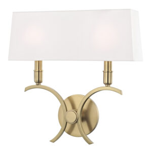 Mitzi by Hudson Valley Lighting Gwen Wall Sconce H212102L AGB