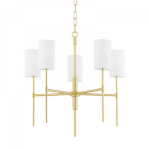 Mitzi by Hudson Valley Lighting Olivia Chandelier H223805 AGB