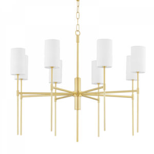 Mitzi by Hudson Valley Lighting Olivia Chandelier H223808 AGB