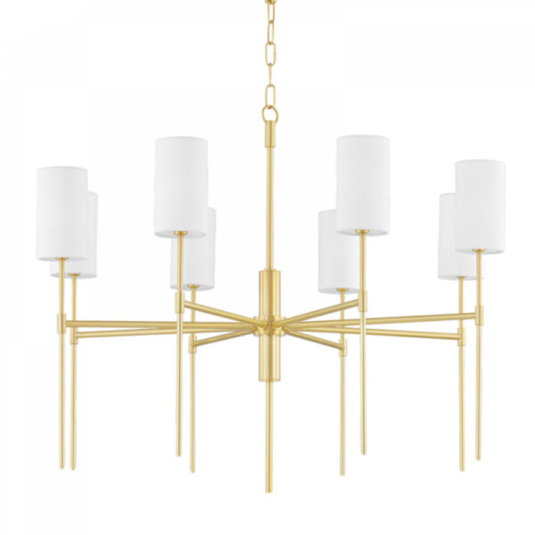 Mitzi by Hudson Valley Lighting Olivia Chandelier H223808 AGB