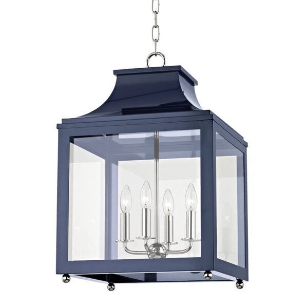 Mitzi by Hudson Valley Lighting Leigh Lantern H259704L PN NVY