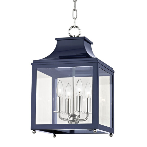 Mitzi by Hudson Valley Lighting Leigh Lantern H259704S PN NVY