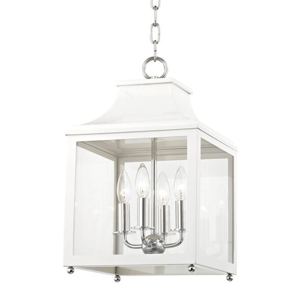 Mitzi by Hudson Valley Lighting Leigh Lantern H259704S PN WH