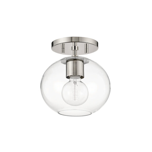 Mitzi by Hudson Valley Lighting Margot Semi Flush H270601 PN