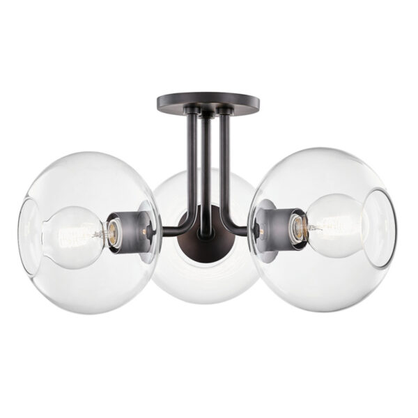 Mitzi by Hudson Valley Lighting Margot Semi Flush H270603 OB