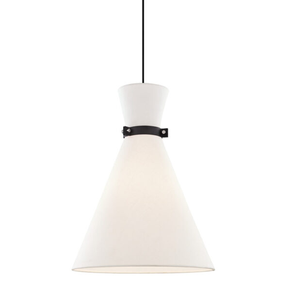 Mitzi by Hudson Valley Lighting Julia Pendant H294701L PN BK