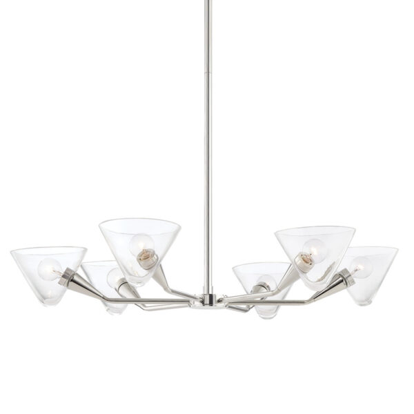 Mitzi by Hudson Valley Lighting Isabella Chandelier H327806 PN