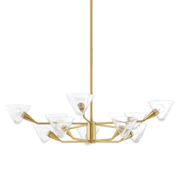 Mitzi by Hudson Valley Lighting Isabella Chandelier H327810 AGB