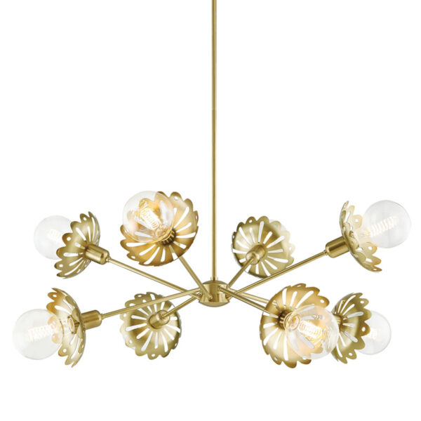 Mitzi by Hudson Valley Lighting Alyssa Chandelier H353808 AGB