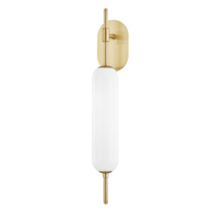 Mitzi by Hudson Valley Lighting Miley Wall Sconce H373101 AGB