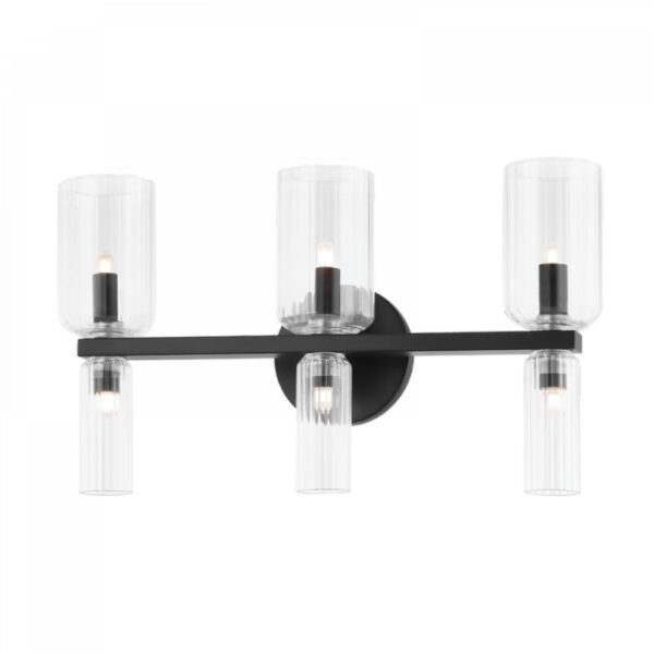 Mitzi by Hudson Valley Lighting Tabitha Bath and Vanity H384303 SBK