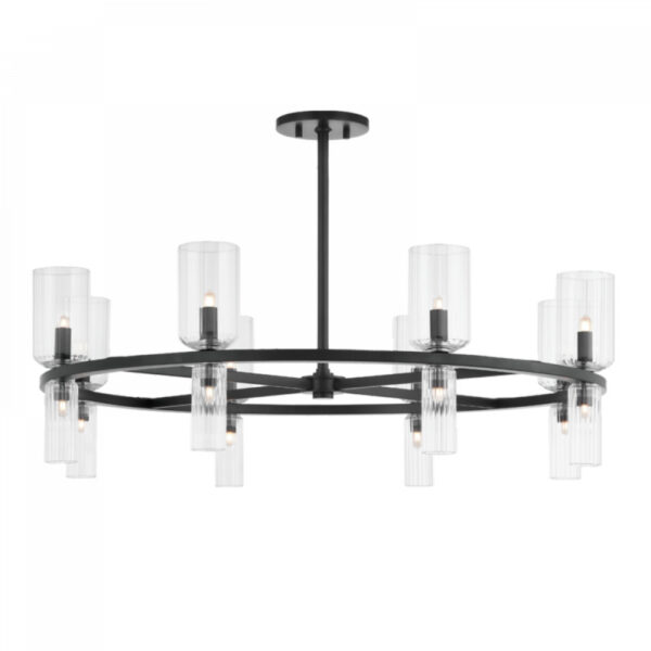 Mitzi by Hudson Valley Lighting Tabitha Chandelier H384816 SBK