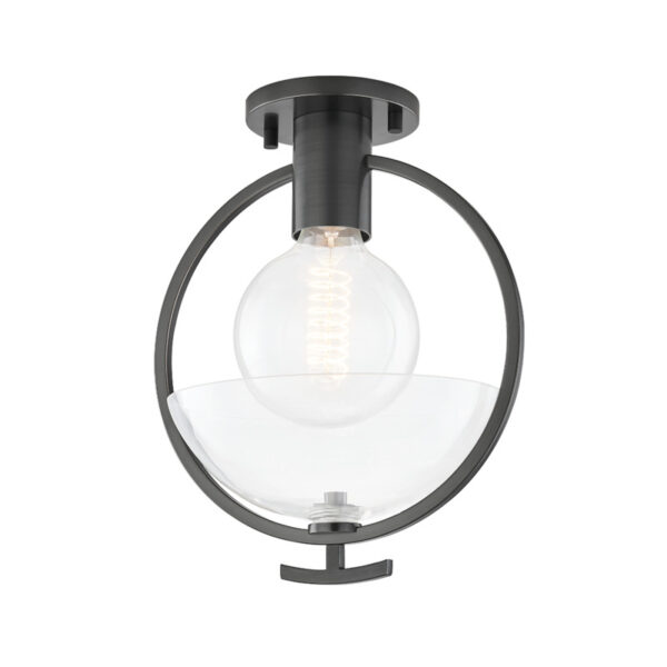 Mitzi by Hudson Valley Lighting Ringo Semi Flush H387601 OB