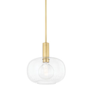 Mitzi by Hudson Valley Lighting Harlow Pendant H403701 AGB