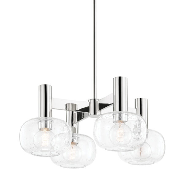 Mitzi by Hudson Valley Lighting Harlow Chandelier H403804 PN