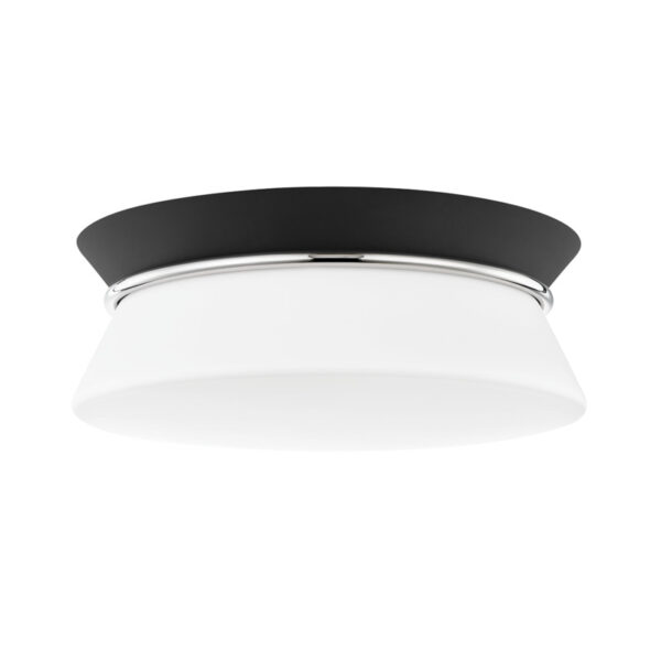 Mitzi by Hudson Valley Lighting Cath Flush Mount H425502 PN BK