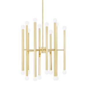 Mitzi by Hudson Valley Lighting Dona Chandelier H463820 AGB