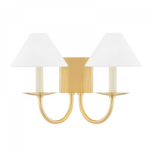 Mitzi by Hudson Valley Lighting Lenore Wall Sconce H464102 AGB