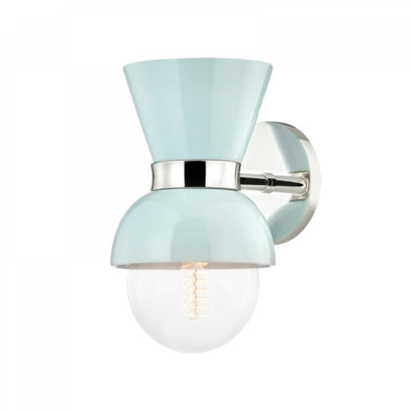 Mitzi by Hudson Valley Lighting Gillian Wall Sconce H469101 PN CRB